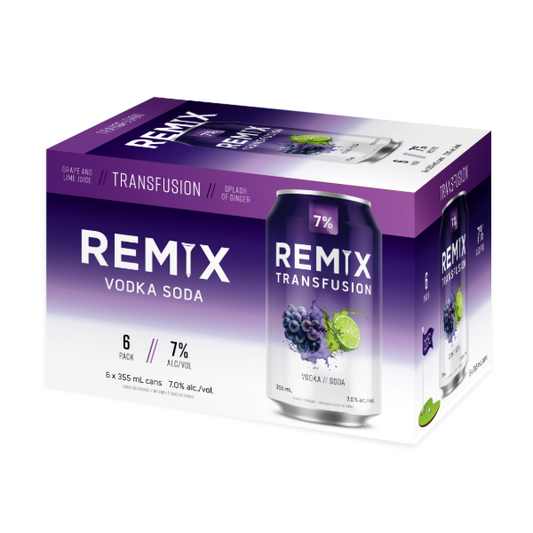 REMIX 7% TRANSFUSION VODKA SODA 2130ML