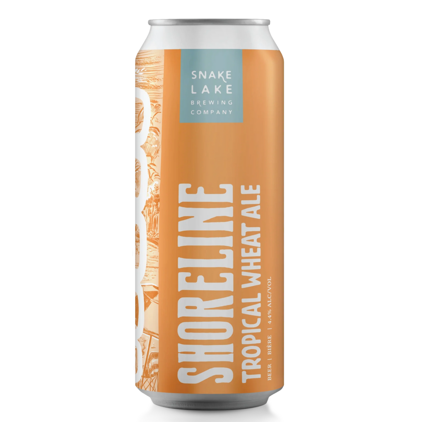 SNAKE LAKE SHORELINE TROPIC WHEAT ALE 1892ML