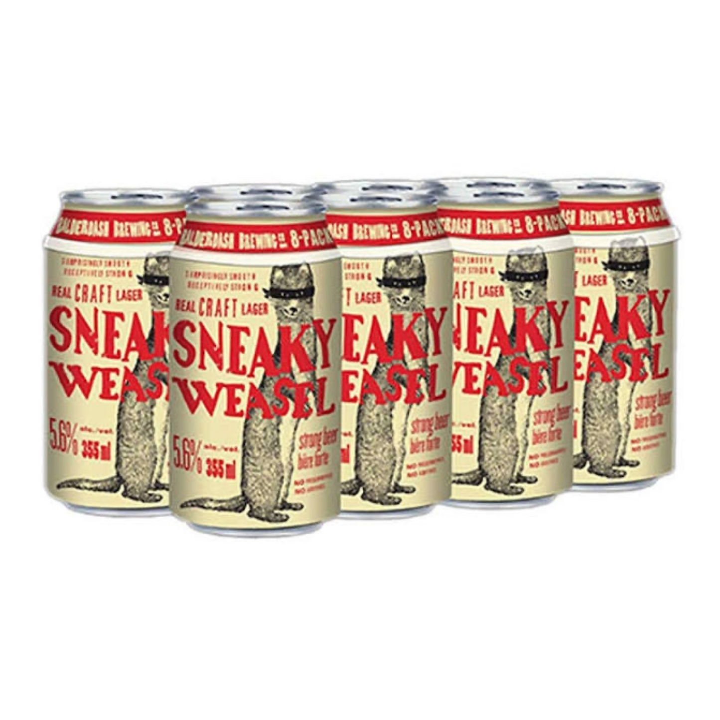 SNEAKY WEASEL CRAFT LAGER 2840ML