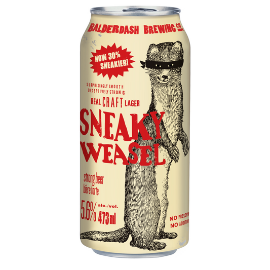 SNEAKY WEASEL CRAFT LAGER 473ML