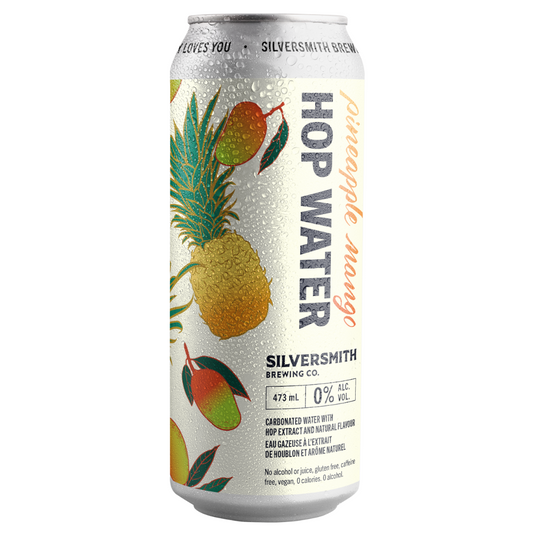 SILVERSMITH PINEAPPLE MANGO HOP WATER NON-ALC 473ML