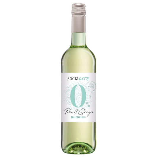 SOCIALITE DE-ALCOHOLIZED PINOT GRIGIO 750ML