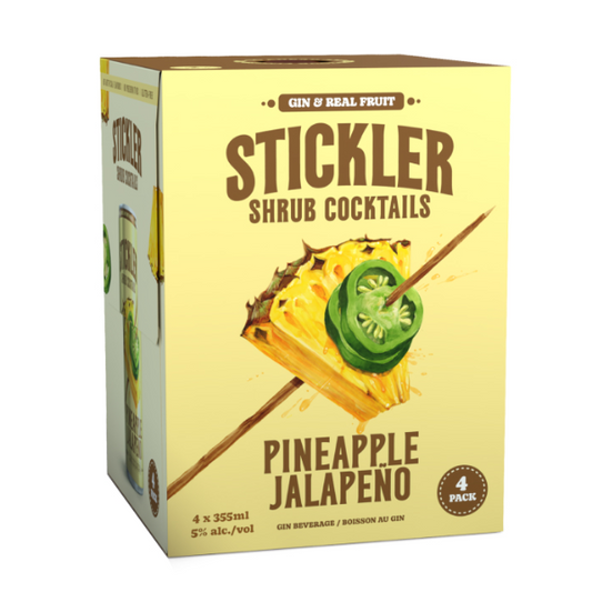 STICKLER SHRUB COCKTAILS PINEAPPLE JALAPENO 1420ML