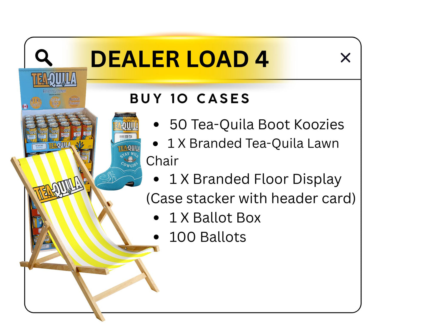 TEA-QUILA 10 Case Bundle   BEST VALUE!!!