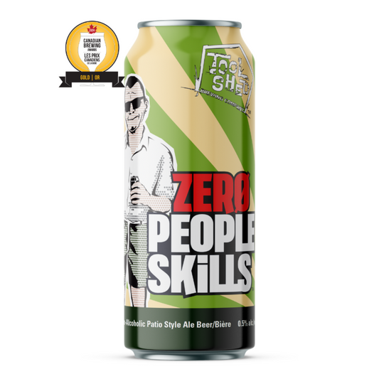 TOOL SHED ZERO PEOPLE SKILLS NON-ALCOHOLIC BEER 1892ML