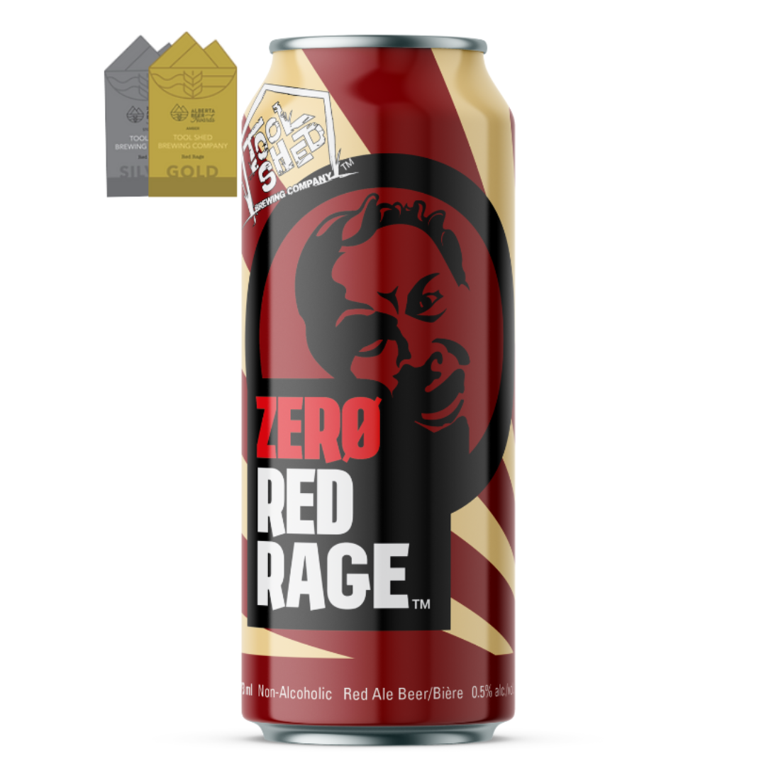 TOOL SHED ZERO RED RAGE NON-ALCOHOLIC BEER 1892ML