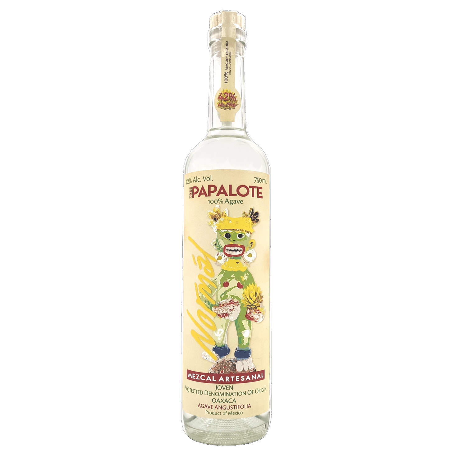 TRES PAPALOTE MEZCAL MEXICANO 750ML