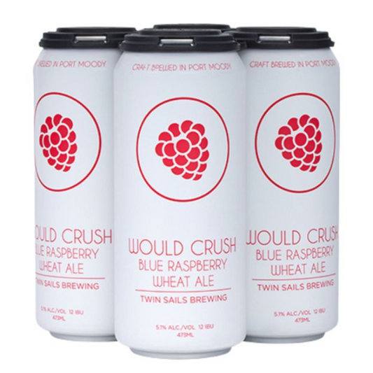 TWIN SAILS WOULD CRUSH BLUE RASPBERRY WHEAT ALE 1892ML