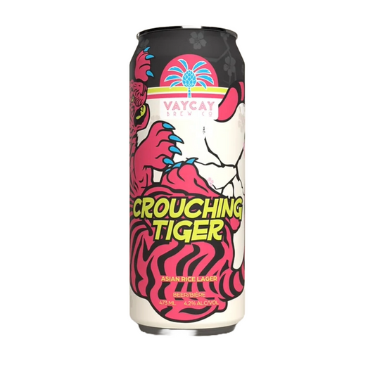 VAYCAY CROUCHING TIGER RICE LAGER 1892ML